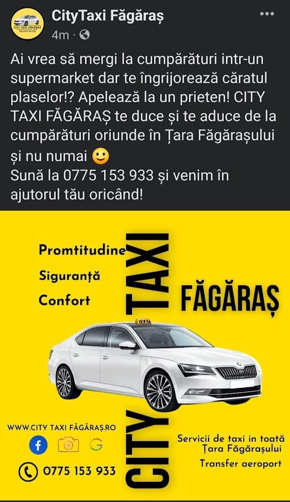 City Taxi Fagaras - Taxi imagine